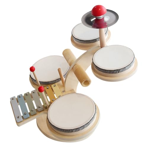 YARNOW 1 Satz Holzspielzeug Schlagzeug Set für Jahre Musikinstrument für Jungen und Pädagogisches Rhythmusspielzeug mit Xylophon für Geburtstage und Feste YARNOW 1 Satz Holzspielzeug Schlagzeug Set für Jahre Musikinstrument für Jungen und Pädagogisches Rhythmusspielzeug mit Xylophon für Geburtstage und Feste von YARNOW