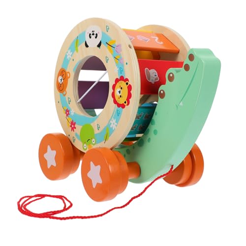 YARNOW 1 Satz Holzspielzeug für Kleinkinder Multifunktionales Formensortierspielzeug mit Tiermotiven Lernspielzeug für Frühkindliche Entwicklung Weihnachten von YARNOW
