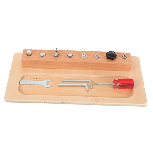 YARNOW 1 Satz Holzspielzeug mit Schraubendreher Sicheres Lernspielzeug für Jahren Hand Augen Koordination und Feinmotorik für Kreative YARNOW 1 Satz Holzspielzeug mit Schraubendreher Sicheres Lernspielzeug für Jahren Hand Augen Koordination und Feinmotorik für Kreative von YARNOW