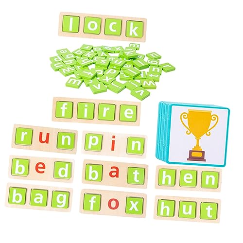 YARNOW 1 Satz Holzspielzeug zur Buchstabenerkennung Pädagogisches Alphabetspiel für Kleinkinder Fördert Sprachentwicklung und Kognitive Fähigkeiten als für Geburtstage YARNOW 1 Satz Holzspielzeug zur Buchstabenerkennung Pädagogisches Alphabetspiel für Kleinkinder Fördert Sprachentwicklung und Kognitive Fähigkeiten als für Geburtstage von YARNOW