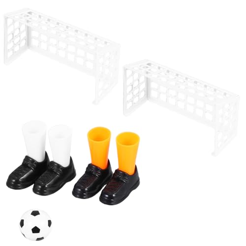 YARNOW Kunststoff Finger Fußball Spielzeug Satz für Kinder Tischfußball Kleiner Spiel für Kinderpartys Geburtstagsfeiern Weihnachten Interaktives Sportspiel YARNOW Kunststoff Finger Fußball Spielzeug Satz für Kinder Tischfußball Kleiner Spiel für Kinderpartys Geburtstagsfeiern Weihnachten Interaktives Sportspiel von YARNOW
