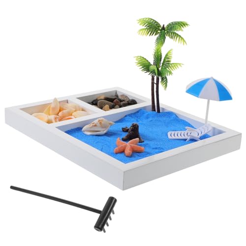 YARNOW 1 Satz Japanische Mikro Landschaftsdekoration Dekorativer Sandkasten für Desktop Strand Deko für Zuhause Kunstvolle Tischdeko im Japanischen Stil YARNOW 1 Satz Japanische Mikro Landschaftsdekoration Dekorativer Sandkasten für Desktop Strand Deko für Zuhause Kunstvolle Tischdeko im Japanischen Stil von YARNOW