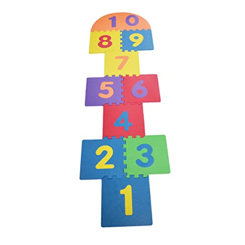 YARNOW 1 Satz Jumping Game Toy für Teiliges mit Runden Platten Outdoor Stärke Balance und Koordination Lustiges Sensorisches Training für Zufällige Farbe von YARNOW