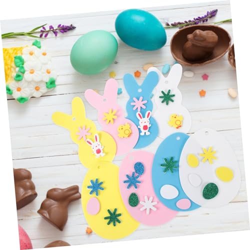 YARNOW 1 Satz Kaninchen-Aufkleber Dekoration Dekorationen Aufkleber Für Kinderaufkleber Einzigartiges DIY-ostereierangebot DIY-Materialien Basteln Materialien Für Die Osterdeko Eva YARNOW 1 Satz Kaninchen-Aufkleber Dekoration Dekorationen Aufkleber Für Kinderaufkleber Einzigartiges DIY-ostereierangebot DIY-Materialien Basteln Materialien Für Die Osterdeko Eva von YARNOW