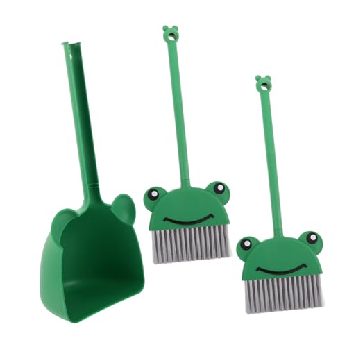 YARNOW 1 Satz Kehrschaufel für Kleinkind Besen Kinderbesen Mini -Besen mit Staubpan für Jungen Besen für Kleinkind Besen in Kindergröße süßer Besen Plastik Green YARNOW 1 Satz Kehrschaufel für Kleinkind Besen Kinderbesen Mini -Besen mit Staubpan für Jungen Besen für Kleinkind Besen in Kindergröße süßer Besen Plastik Green von YARNOW
