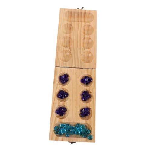 YARNOW 1 Satz Kiefernholzschach Mancala-Brettspiel für Erwachsene Mancala-Spiel aus Holz Mancala-Spiel für Abalone-Spiel Brettspiele aus Holz Murmelspiel Brettspieltisch YARNOW 1 Satz Kiefernholzschach Mancala-Brettspiel für Erwachsene Mancala-Spiel aus Holz Mancala-Spiel für Abalone-Spiel Brettspiele aus Holz Murmelspiel Brettspieltisch von YARNOW
