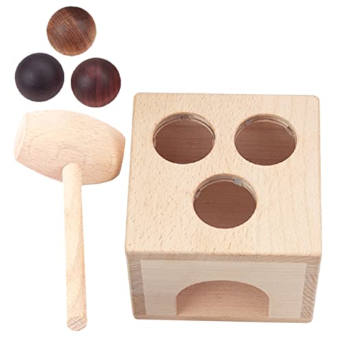 YARNOW 1 Satz Klassisches Montessori Klopfspiel mit Box und Bällen Pädagogisches Lernspielzeug für Fördert Motorische Fähigkeiten und Kognitive Entwicklung für Kleinkinder und YARNOW 1 Satz Klassisches Montessori Klopfspiel mit Box und Bällen Pädagogisches Lernspielzeug für Fördert Motorische Fähigkeiten und Kognitive Entwicklung für Kleinkinder und von YARNOW
