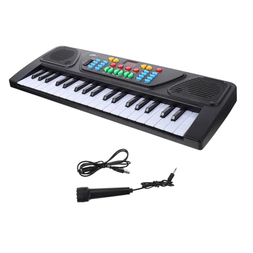 YARNOW 1 Satz Klavier mit Mikrofon Tasten Musikinstrument für Musiklernen für Jungen und Fördert Kreativität und Motorische Fähigkeiten zu Geburtstagen und Weihnachten YARNOW 1 Satz Klavier mit Mikrofon Tasten Musikinstrument für Musiklernen für Jungen und Fördert Kreativität und Motorische Fähigkeiten zu Geburtstagen und Weihnachten von YARNOW