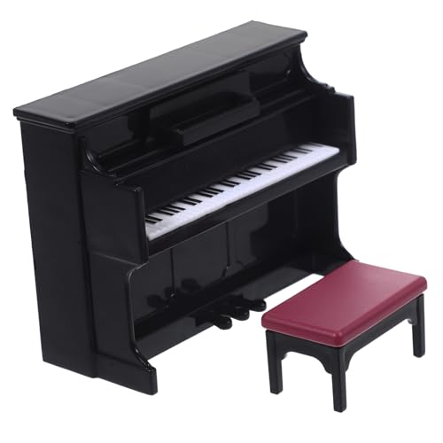 YARNOW 1 Satz Klaviermodell Winziges Klavier Musik Aufrecht Miniatur Puppenhaus Klavier Miniklavier Für Puppe Instrument Klavier Für Minihaus Klavier Für Puppenhaus Klein Plastik Schwarz YARNOW 1 Satz Klaviermodell Winziges Klavier Musik Aufrecht Miniatur Puppenhaus Klavier Miniklavier Für Puppe Instrument Klavier Für Minihaus Klavier Für Puppenhaus Klein Plastik Schwarz von YARNOW