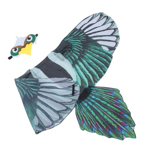 YARNOW 1 Satz Kopfschmuck aus dem Vogelflügel Cape Erwachsene klein für Kinderkostüme hoch Foto-Requisite Performance Requisite Bühnenleistungsprop Kostüm Umhang Filzstoff von YARNOW
