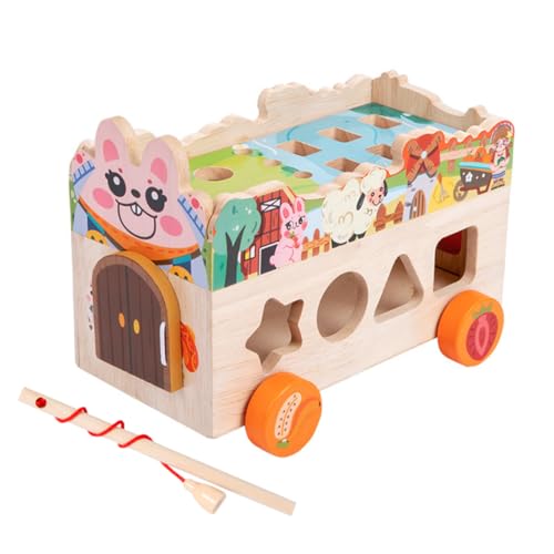 YARNOW 1 Satz Kreatives Angelspielzeug für Holzsortierblöcke für Kleinkinder Formen Matching für Frühe Lernförderung Fördert Kognitive Fähigkeiten und Hand Augen Koordination YARNOW 1 Satz Kreatives Angelspielzeug für Holzsortierblöcke für Kleinkinder Formen Matching für Frühe Lernförderung Fördert Kognitive Fähigkeiten und Hand Augen Koordination von YARNOW