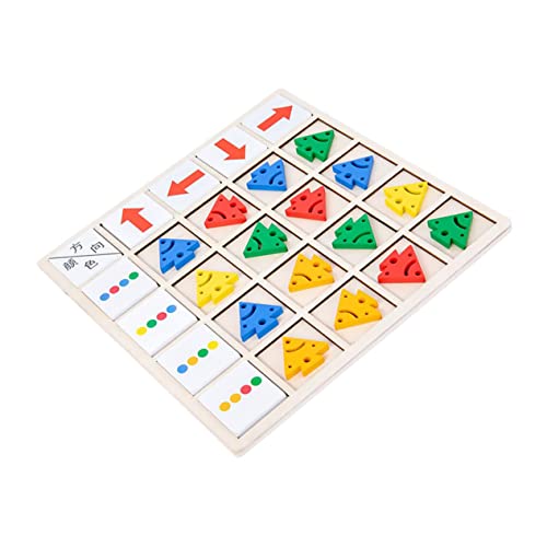 YARNOW 1 Satz Kreatives Lernspielzeug für Holzspielzeug zur Farberkennung und Richtungstraining Pädagogisches für Kreative und Motorikentwicklung YARNOW 1 Satz Kreatives Lernspielzeug für Holzspielzeug zur Farberkennung und Richtungstraining Pädagogisches für Kreative und Motorikentwicklung von YARNOW