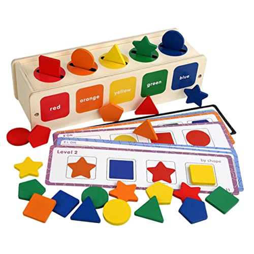 YARNOW 1 Satz Lernkastenspielzeug Kinderspielzeug Lernspielzeug Für Kleinkinder Formen Farbkognitionsspielzeug Zum Sortieren Von Farben Hölzern YARNOW 1 Satz Lernkastenspielzeug Kinderspielzeug Lernspielzeug Für Kleinkinder Formen Farbkognitionsspielzeug Zum Sortieren Von Farben Hölzern von YARNOW