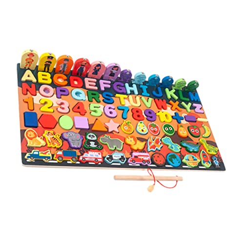 YARNOW 1 Satz Lernspielzeug Puzzles für Jahre Alte Kleinkinder Fördert Farben und Hand Augen Koordination Langlebiges Holzmaterial von YARNOW