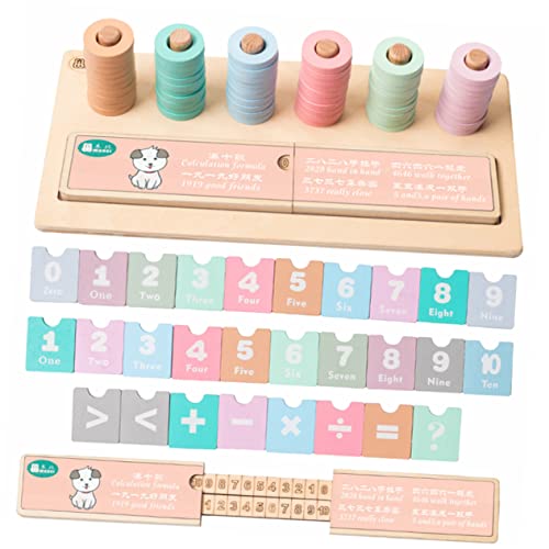 YARNOW 1 Satz Lernspielzeug Rechenrahmen Holzmaterial Leicht und Tragbar für Frühe Mathematische Bildung von Kindern YARNOW 1 Satz Lernspielzeug Rechenrahmen Holzmaterial Leicht und Tragbar für Frühe Mathematische Bildung von Kindern von YARNOW