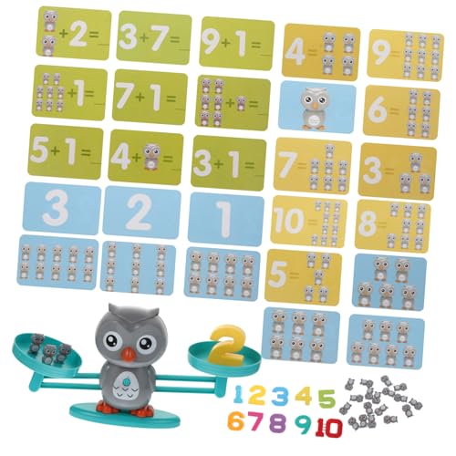 YARNOW Balance Zählspielzeug für Kinder Mathe Lernspielzeug Zahlenwaage Pädagogisches Spielzeug Montessori Spielzeug für Vorschule von YARNOW