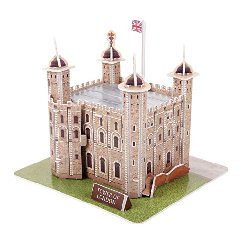 YARNOW 1 Satz London Tower Puzzle Einzigartiges Architektur Puzzlespielzeug für Erwachsene Fördert Räumliches und Kreativität Einfach Zusammenzubauen zum Lernen von YARNOW