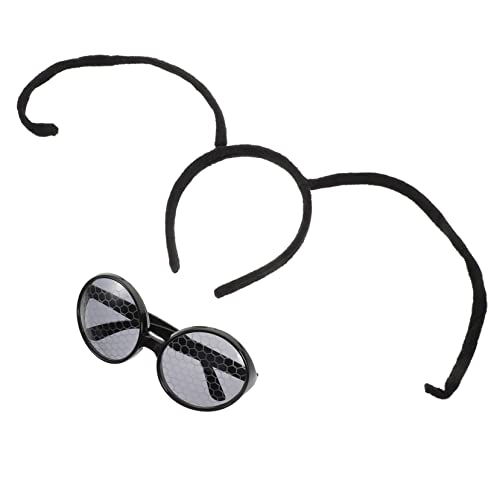 YARNOW 1 Satz Lustige Haarreif mit Brille Insekten Kostüm Zubehör für Karneval Cosplay Partys und Fotoshootings YARNOW 1 Satz Lustige Haarreif mit Brille Insekten Kostüm Zubehör für Karneval Cosplay Partys und Fotoshootings von YARNOW