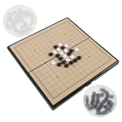 YARNOW 1 Satz Magnetisch Go Go Set Dame Brettspiel Chinesische Dame Brettspiel- Schachbrett Für Anfänger Faltbares Schachbrett Fünf-gewinnt-Schach Schach Gehen Plastik YARNOW 1 Satz Magnetisch Go Go Set Dame Brettspiel Chinesische Dame Brettspiel- Schachbrett Für Anfänger Faltbares Schachbrett Fünf-gewinnt-Schach Schach Gehen Plastik von YARNOW