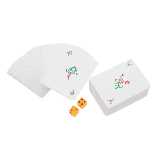 YARNOW Poker Mit Mahjong Karten Chinesischem Stil Handlich Und Leicht Für Reisen Camping Und Partys Klarer Druck Und Feine Verarbeitung von YARNOW