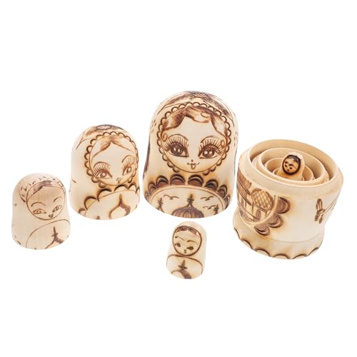 YARNOW 1 Satz Matroschka-Reliefgeschenk Stapelpuppen nistend verschachtelte Puppe Thanksgiving-Nistpuppen Puppen stapeln Holzmatryoshka -Puppen Leere Nistpuppen hölzern Khaki YARNOW 1 Satz Matroschka-Reliefgeschenk Stapelpuppen nistend verschachtelte Puppe Thanksgiving-Nistpuppen Puppen stapeln Holzmatryoshka -Puppen Leere Nistpuppen hölzern Khaki von YARNOW