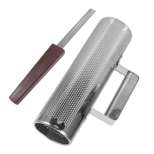 YARNOW 1 Satz Metal Guiro Shaker mit Schaber Musikinstrument Musikalischen Früherziehung Professionelles Percussion Instrument aus Metall für Unendlichen Spaß und Klare Klänge von YARNOW