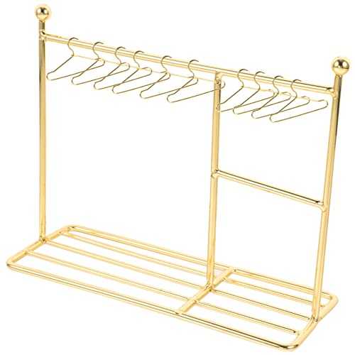 YARNOW 1 Satz Mini-Aufhänger Mini Hanger Rack Zubehör für den Puppenhausgarten Miniaturhalter Miniaturbügel Mini-Haus-Ornament-Miniaturen dekorativer Mini-Hauskleiderbügel Eisen Golden YARNOW 1 Satz Mini-Aufhänger Mini Hanger Rack Zubehör für den Puppenhausgarten Miniaturhalter Miniaturbügel Mini-Haus-Ornament-Miniaturen dekorativer Mini-Hauskleiderbügel Eisen Golden von YARNOW