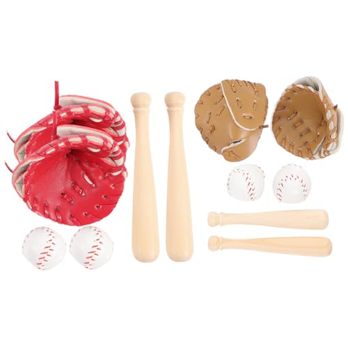 YARNOW 1 Satz Mini Baseball Teiliges mit Mini Baseballschläger Handschuh und Ball für Dekoration und Sammler für Sicheren Spaß Miniaturformat YARNOW 1 Satz Mini Baseball Teiliges mit Mini Baseballschläger Handschuh und Ball für Dekoration und Sammler für Sicheren Spaß Miniaturformat von YARNOW