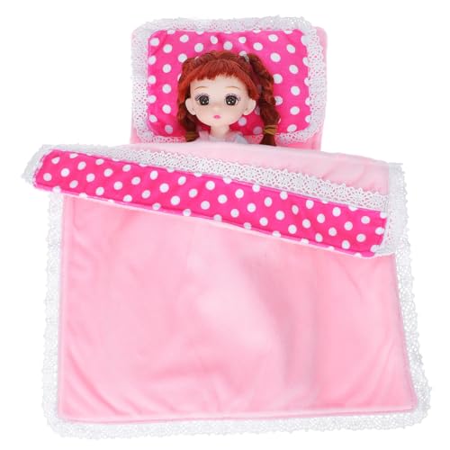 YARNOW 1 Satz Mini-Bettwäsche-Set Babypuppendecken und Zubehör Puppenhauszubehör Bett Kind Mini-Puppenhauszubehör winzig Puppenhausbettwäsche Minikissen für Puppen Stoff YARNOW 1 Satz Mini-Bettwäsche-Set Babypuppendecken und Zubehör Puppenhauszubehör Bett Kind Mini-Puppenhauszubehör winzig Puppenhausbettwäsche Minikissen für Puppen Stoff von YARNOW