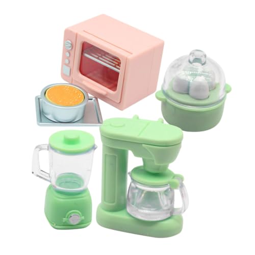 YARNOW 1 Satz Mini Küchenmodell Mini-Hauswerkzeuge Mini-Küchenutensilien Mini Entsafter Mini-Kaffeemaschine Miniaturmodell für die Landschaftsgestaltung Mini-Modell Mini-Hausmodell pp von YARNOW