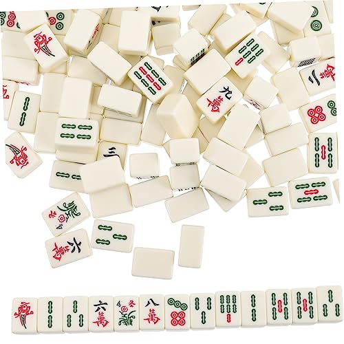 YARNOW 1 Satz Mini Mahjong Set Tragbares Mahjong für Reisen für Unterhaltungsabende und Partys von YARNOW