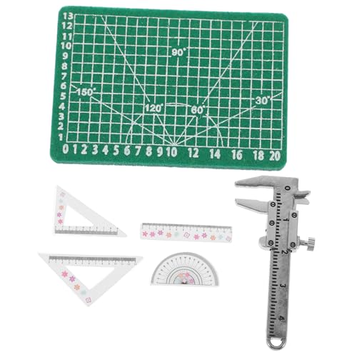 YARNOW 1 Satz Mini-Messschieber puppenhaus zubehör deko Mini-Bremssättel kleine Lernhilfe Puppenhausverzierung Simulationslineal und Matte winzige Matte Plastik YARNOW 1 Satz Mini-Messschieber puppenhaus zubehör deko Mini-Bremssättel kleine Lernhilfe Puppenhausverzierung Simulationslineal und Matte winzige Matte Plastik von YARNOW