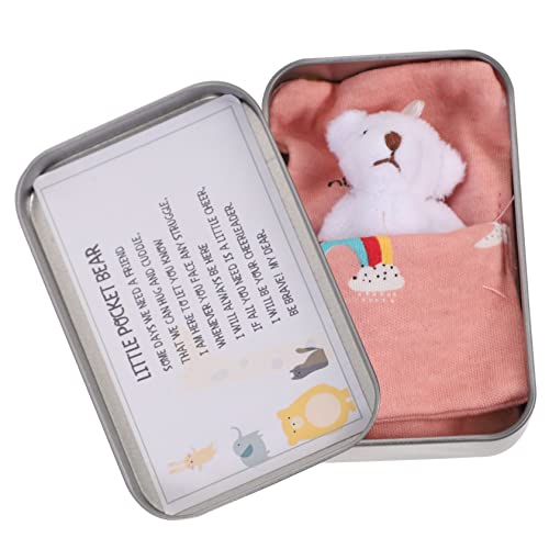 YARNOW 1 Satz Mini Plüschbär im Geschenkkarton Süßes Kuscheltier für Kinderzimmer Geburtstagsgeschenk Valentinstag Deko mit Schlafsack und Karte Fotoshooting und YARNOW 1 Satz Mini Plüschbär im Geschenkkarton Süßes Kuscheltier für Kinderzimmer Geburtstagsgeschenk Valentinstag Deko mit Schlafsack und Karte Fotoshooting und von YARNOW