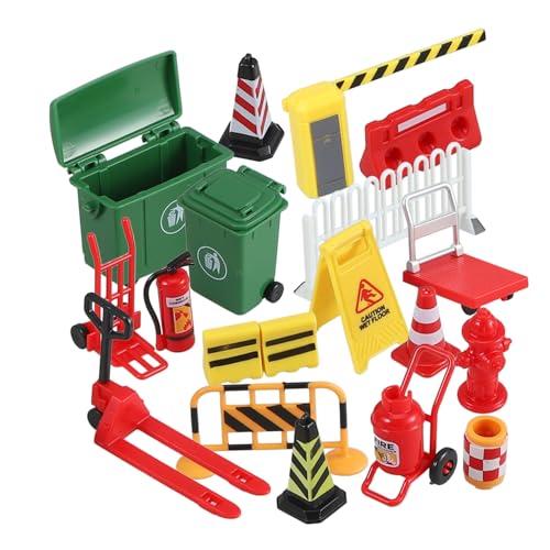 YARNOW 1 Satz Mini Verkehrssperren Spielset Teiliges für Lehrreiches zur Simulation von Straßenschildern und Verkehrsinfrastruktur für Sandkästen YARNOW 1 Satz Mini Verkehrssperren Spielset Teiliges für Lehrreiches zur Simulation von Straßenschildern und Verkehrsinfrastruktur für Sandkästen von YARNOW