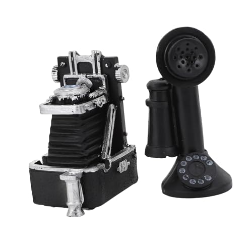 YARNOW 1 Satz Miniatur Set Retro Kamera Telefon Teiliges Deko Modell für Mini Haus Hochwertige Resin Dekoration Klein Handlich für Sammler YARNOW 1 Satz Miniatur Set Retro Kamera Telefon Teiliges Deko Modell für Mini Haus Hochwertige Resin Dekoration Klein Handlich für Sammler von YARNOW