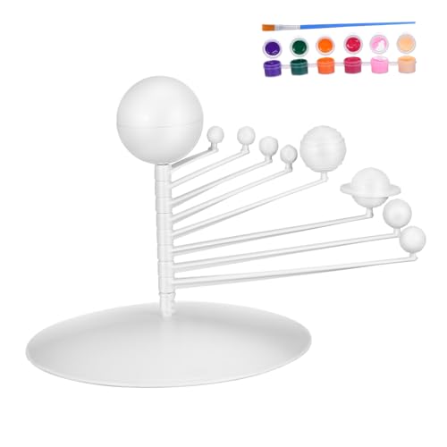 YARNOW 1 Satz Modellbausatz Sonnensystem DIY -Systemspielzeug Planetariumsmodell des Sonnensystems Solarsystem-Kit Sonnensystemmodell für Erwachsene Bausatz für Abs von YARNOW