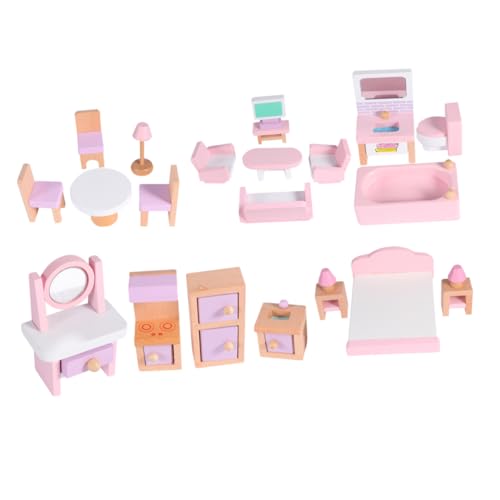 YARNOW 1 Satz Möbel aus Buchenholz für Puppenhäuser Deko für Minihäuser Kreative DIY Projekte Wohnaccessoires für Kinderzimmer und Sammlungen YARNOW 1 Satz Möbel aus Buchenholz für Puppenhäuser Deko für Minihäuser Kreative DIY Projekte Wohnaccessoires für Kinderzimmer und Sammlungen von YARNOW
