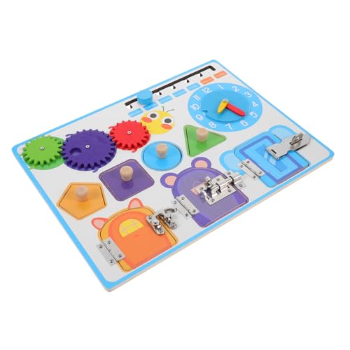 YARNOW 1 Satz Montessori Busy Board für Kleinkinder Interaktives zur Intellektuellen Jahre Multifunktional mit Verschiedenen Aktivitäten für Jungen für Zuhause und Unterwegs von YARNOW
