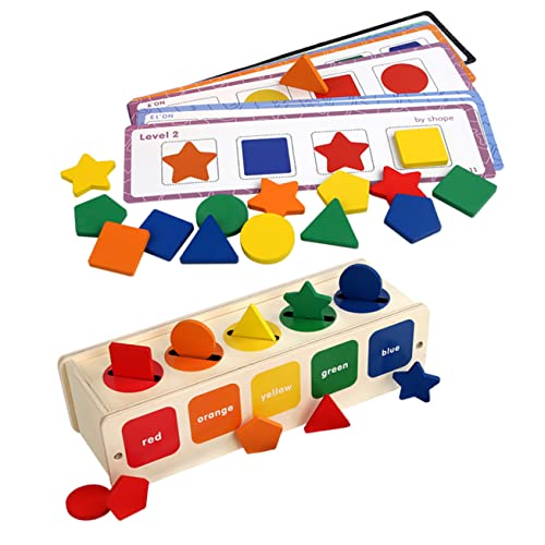 YARNOW 1 Satz Montessori Formsortierer aus Holz für Lustiges Lehrreiches zur Frühkindlichen für Kleinkinder und Vorschulkinder Fördert Motorische Fähigkeiten und Logisches YARNOW 1 Satz Montessori Formsortierer aus Holz für Lustiges Lehrreiches zur Frühkindlichen für Kleinkinder und Vorschulkinder Fördert Motorische Fähigkeiten und Logisches von YARNOW