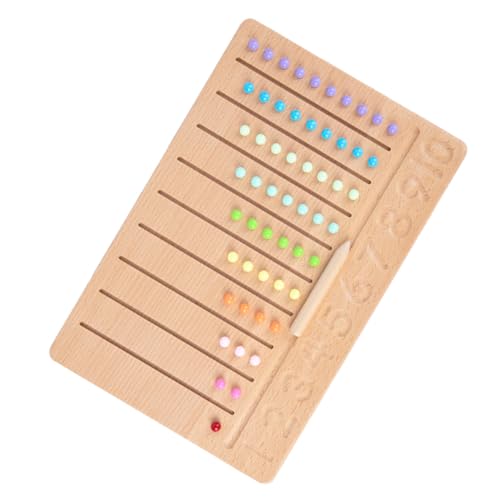 YARNOW 1 Satz Montessori Holzspielzeug Zahlenbeschreibungsspielzeug für Frühkindliche Bildung Spielerisches Zählen und Rechnen für Zuhause Klassenzimmer YARNOW 1 Satz Montessori Holzspielzeug Zahlenbeschreibungsspielzeug für Frühkindliche Bildung Spielerisches Zählen und Rechnen für Zuhause Klassenzimmer von YARNOW