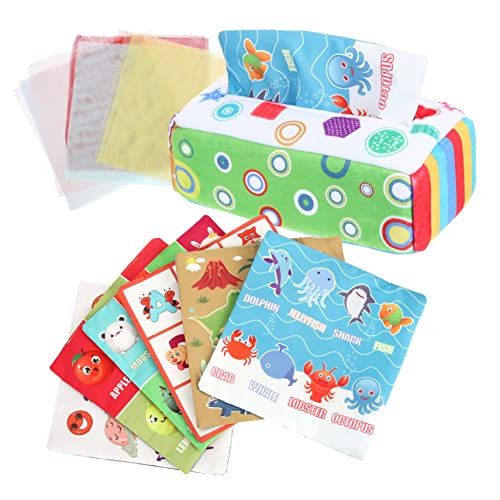 YARNOW 1 Satz Montessori Tissue Box für Kleinkinder Sensorisches mit Knisterpapier und Tüchern Fördert Frühkindliches Lernen für Jungen YARNOW 1 Satz Montessori Tissue Box für Kleinkinder Sensorisches mit Knisterpapier und Tüchern Fördert Frühkindliches Lernen für Jungen von YARNOW