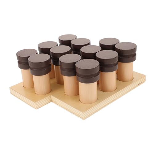 YARNOW 1 Satz Montessori für Kleinkinder Lernspielzeug zur Geruchserkennung aus Hochwertigem Holz Kompakt und Tragbar Fördert die Sinneswahrnehmung Kindern YARNOW 1 Satz Montessori für Kleinkinder Lernspielzeug zur Geruchserkennung aus Hochwertigem Holz Kompakt und Tragbar Fördert die Sinneswahrnehmung Kindern von YARNOW