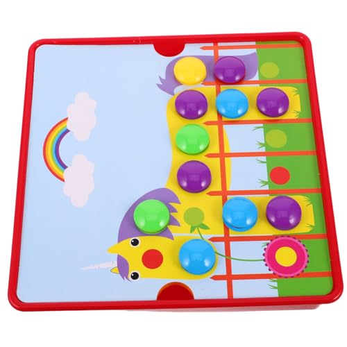 YARNOW 1 Satz Nagelpuzzle Pilz Montessori-Schnürspielzeug aus Holz Feinmotorische Aktivitäten im Vorschulalter Zeichenspielzeug passendes Lernspielzeug Sortieraktionen Knopfleiste Plastik YARNOW 1 Satz Nagelpuzzle Pilz Montessori-Schnürspielzeug aus Holz Feinmotorische Aktivitäten im Vorschulalter Zeichenspielzeug passendes Lernspielzeug Sortieraktionen Knopfleiste Plastik von YARNOW