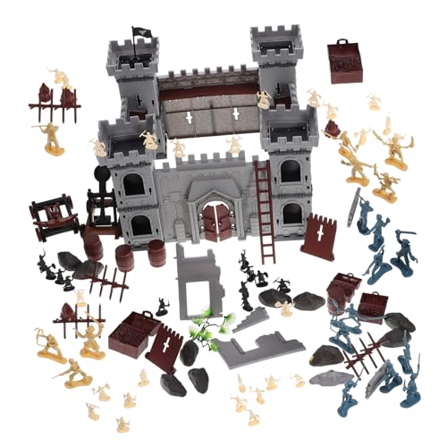 YARNOW 1 Satz Piratenspielzeug mit Piratensoldaten und Zubehör für Kreative Sandtischmodelle für Rollenspiele Fantasievolles und Lernen von YARNOW