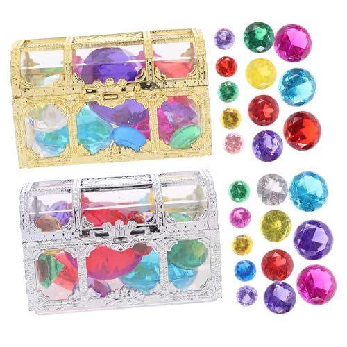 YARNOW 1 Satz Pool Tauchspielzeug mit Plastikdiamanten für Wasserspielzeug im Piratendesign Schatzsuche und Diy für Garten und Partydekoration YARNOW 1 Satz Pool Tauchspielzeug mit Plastikdiamanten für Wasserspielzeug im Piratendesign Schatzsuche und Diy für Garten und Partydekoration von YARNOW