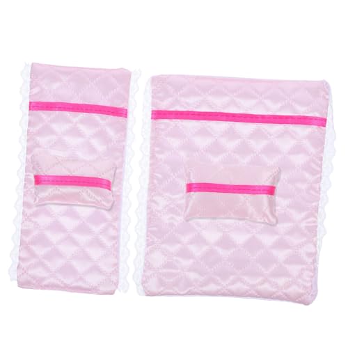 YARNOW 1 Satz Puppe Baumwollkissenbezug Puppenhausbett Puppenhausrahmen Kinderbett Für Puppen Etagenbett Für Puppen Puppenhaus-schlafzimmermöbel Puppenhausdecke Rosa Stoff YARNOW 1 Satz Puppe Baumwollkissenbezug Puppenhausbett Puppenhausrahmen Kinderbett Für Puppen Etagenbett Für Puppen Puppenhaus-schlafzimmermöbel Puppenhausdecke Rosa Stoff von YARNOW