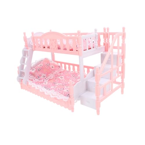 YARNOW 1 Satz Puppenhausbettwäsche Etagenbett- Puppenhauszubehör Bett Miniatur-puppenstubenbett Puppenbett Etagenbetten Für Puppenhäuser Dollhouse Schlafzimmermöbel Rosa Plastik YARNOW 1 Satz Puppenhausbettwäsche Etagenbett- Puppenhauszubehör Bett Miniatur-puppenstubenbett Puppenbett Etagenbetten Für Puppenhäuser Dollhouse Schlafzimmermöbel Rosa Plastik von YARNOW