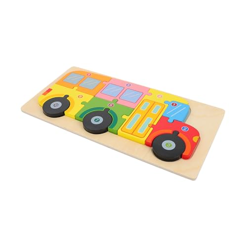 YARNOW 1 Satz Puzzle für Cartoon Muster Kreatives Lernspielzeug Geometrischen und Mathematischen Fähigkeiten für Jungen von YARNOW