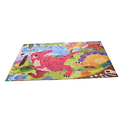 YARNOW 1 Satz Puzzle für Vorschulkinder Teiliges Dinosaurier Puzzle aus Hochwertigem Fördert Kreativität und Logisches für Zuhause und Lernspiele von YARNOW