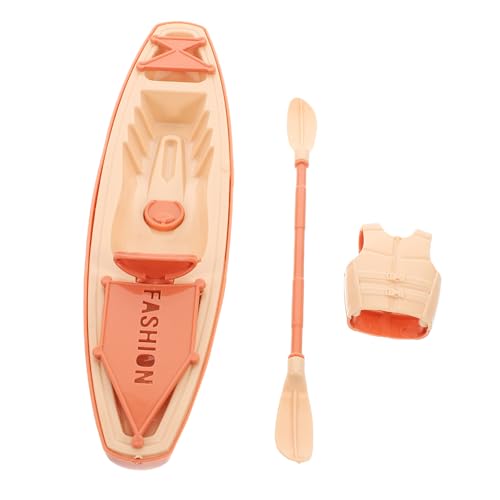 YARNOW 1 Satz Realistische Teilige Kunststoff Kajak Modelle Handgefertigte Kanus für Heimdekoration und Shower Detailreiche Boot Ornamente für Sammler und Nautikliebhaber von YARNOW